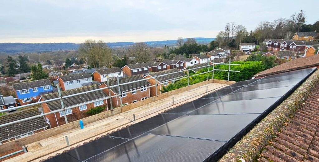 solar panels in Marlow